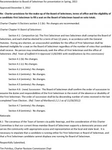 Icon of Charter Rev Recommendations 2013