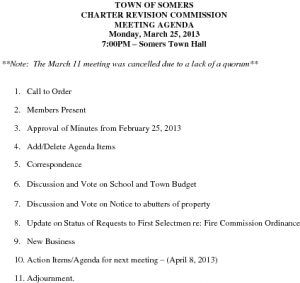 Icon of 20130325 Charter Rev Agenda