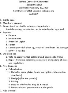 Icon of 20200129 Cemetery Comm Agenda
