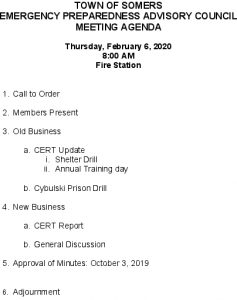 Icon of 20200206 Emerg Prep Agenda