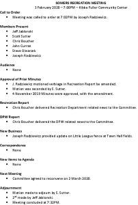 Icon of 202000203 Rec Commission Meeting Minutes