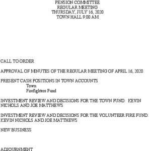 Icon of 20200716 Pension Agenda
