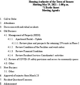 Icon of 20210519 Housing Auth Agenda
