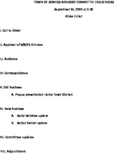 Icon of 20210914 Sr Adv Comm Agenda