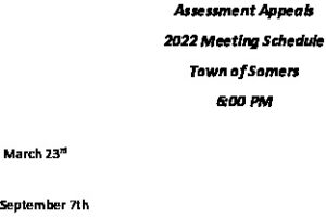 Icon of 2022 Assessment Appeals Meeting Schedule