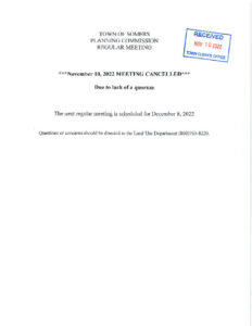 Icon of 20221110 Planning Commission Meeting Cancelled