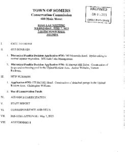 Icon of 2023.06.07 Conservation Regular Meeting Agenda