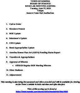 Icon of 20230627 BOF Agenda