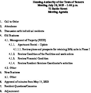 Icon of 20230719 Housing Auth Agenda