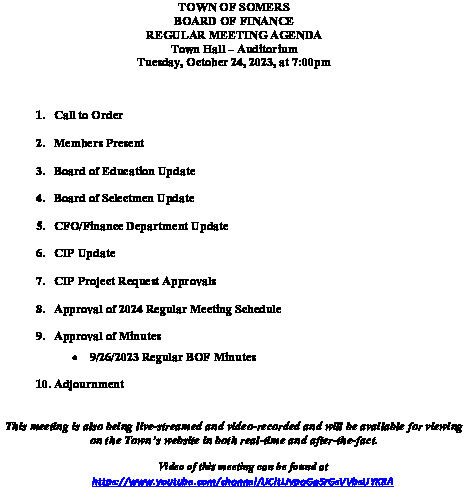 Icon of 20231024 BOF Agenda