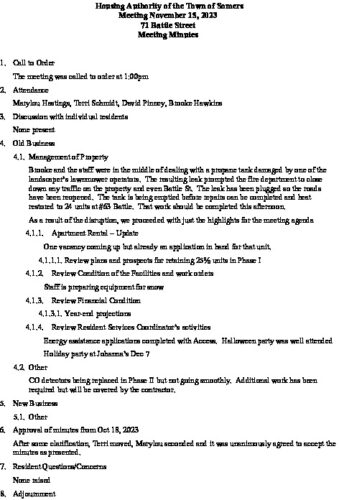Icon of 20231115 Housing Auth Meeting Minutes