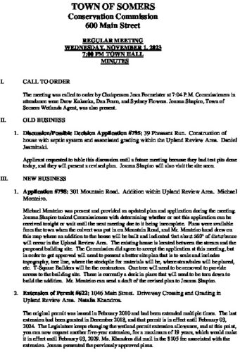 Icon of 20231101 Conservation Regular Meeting Minutes