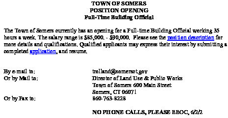 Icon of Building Official Aug 1 2024 Job Summary