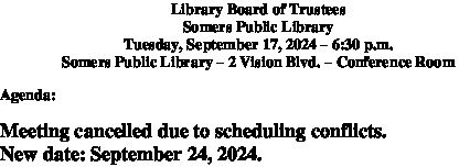 Icon of 20240917-Library-Agenda-Canceled