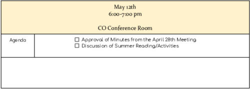 Icon of 20250512-Curriculum Committee Agenda