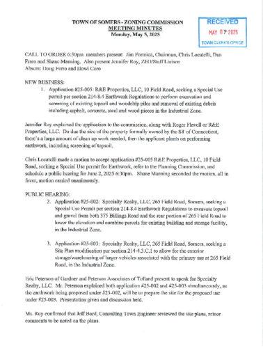 Icon of 2025.05.05 Zoning Commission Minutes