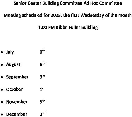 Icon of 2025 SC Building Com Ad Hoc Meeting Schedule