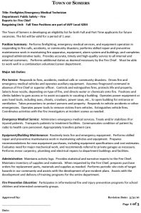 Icon of FY 2016 Firefighter-EMT Job Description