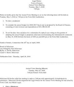 Icon of 2016 Annual Town Meeting
