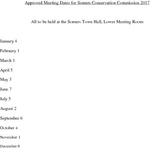 Icon of 2017 Conservation Comm Mtg Schedule