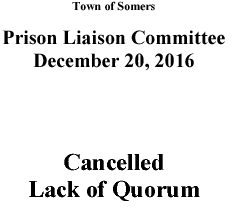 Icon of 20161220 Prison Liaison Mtg Cancellation