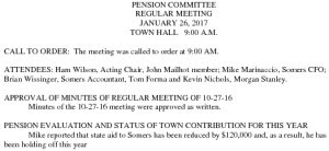 Icon of 20170126 Pension Minutes