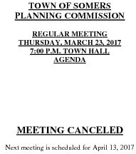 Icon of 20170323 Planning Agenda Canceled