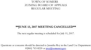 Icon of 20170711 ZBA Meeting Cancelled