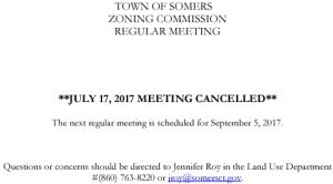 Icon of 20170717 Zoning Commission Meeting Cancelled