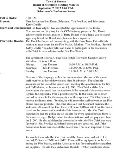 Icon of 20170907 Selectmen Minutes