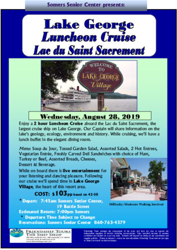 Icon of 8-28-18 Lake George Lunch Cruise Flyer
