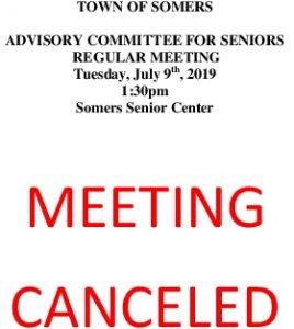 Icon of 20190709 CANCELLATION Of Advisory Committee For Seniors