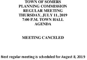 Icon of 20190711 Planning Meeting Canceled