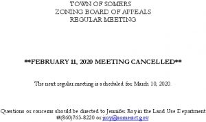 Icon of 20200210 ZBA Meeting Cancelled