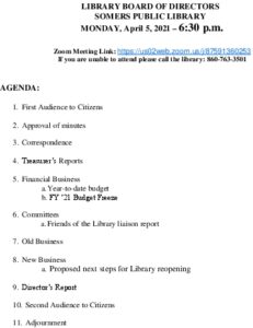 Icon of 20210405 Library Board Agenda