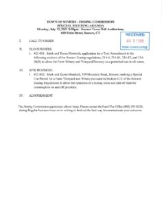 Icon of 20210712 Zoning Commission Special Meeting Agenda