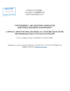 Icon of 20210907 Zoning Meeting Cancellation