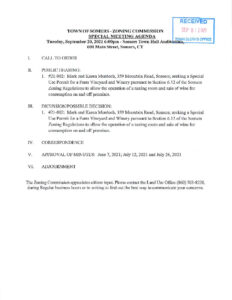 Icon of 20210920 Zoning Commission Special Meeting Agenda