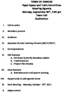 Icon of 20210920 Open Space And Trails Committee Meeting Agenda