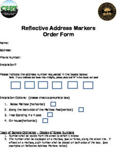 Icon of Address Marker Order Form