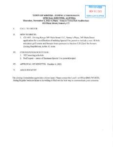 Icon of 2021.11.04 Zoning Commission Special Meeting Agenda