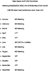 Icon of 2023 OSTC Meeting Schedule