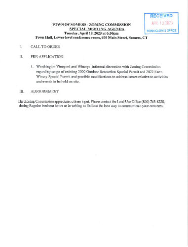 Icon of 2023.04.18 Zoning Commission Special Meeting Agenda