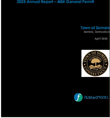 Icon of Somers 2023 MS4 Annual Report