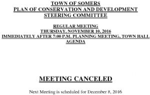 Icon of 20161110 POCD Agenda Meeting Canceled