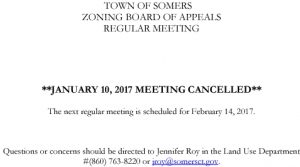 Icon of 20170110 ZBA Meeting Cancelled