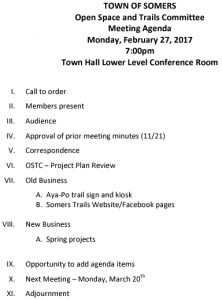 Icon of 20170227 Open Space And Trails Committe Meeting Agenda