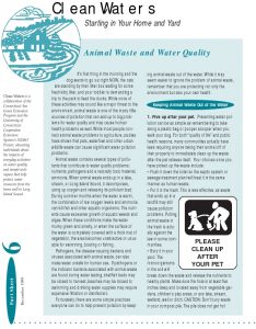Icon of Animal Waste And Water Quality