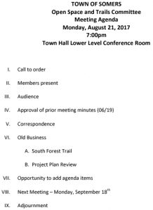 Icon of 20170821 Open Space And Trails Committe Meeting Agenda