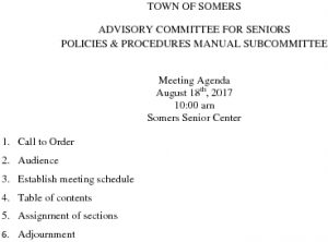 Icon of 20170818 Policies And Procedures Manual Subcommittee Agenda